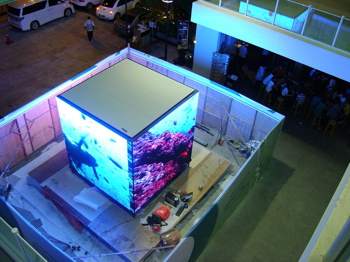 Primo with P10 full color led display 40sqm in Scott Garden Shopping Mall-3.JPG